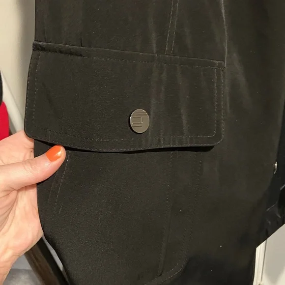 East 5th Black Coat with Tan Lining - Picture 4 of 7